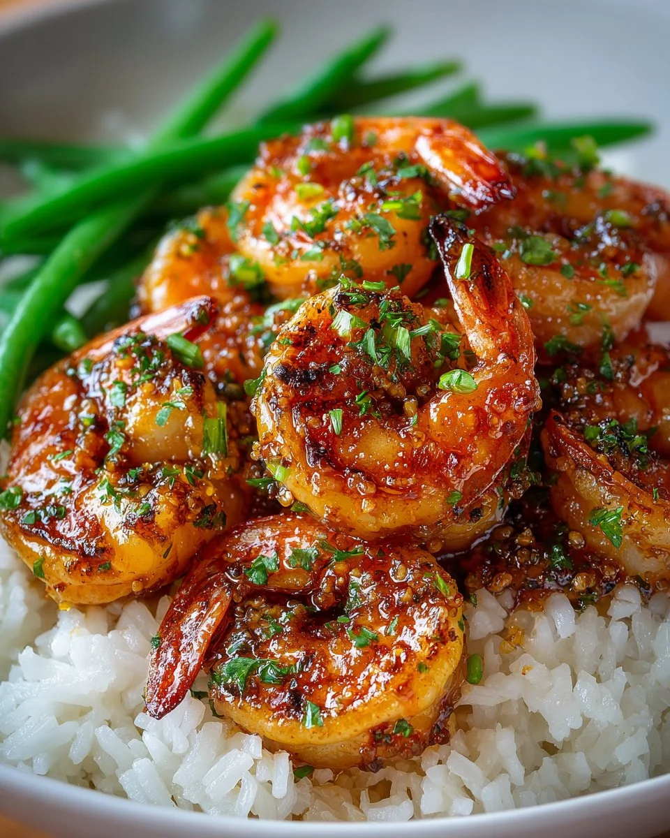 High-Protein Honey Garlic Shrimp