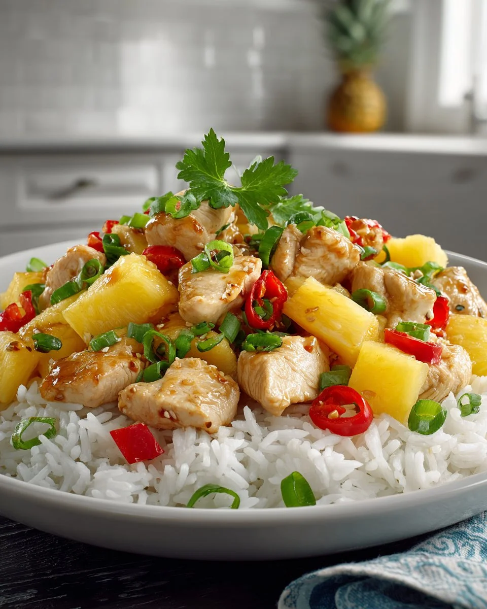 Pineapple Chicken and Rice Pineapple Chicken and Rice