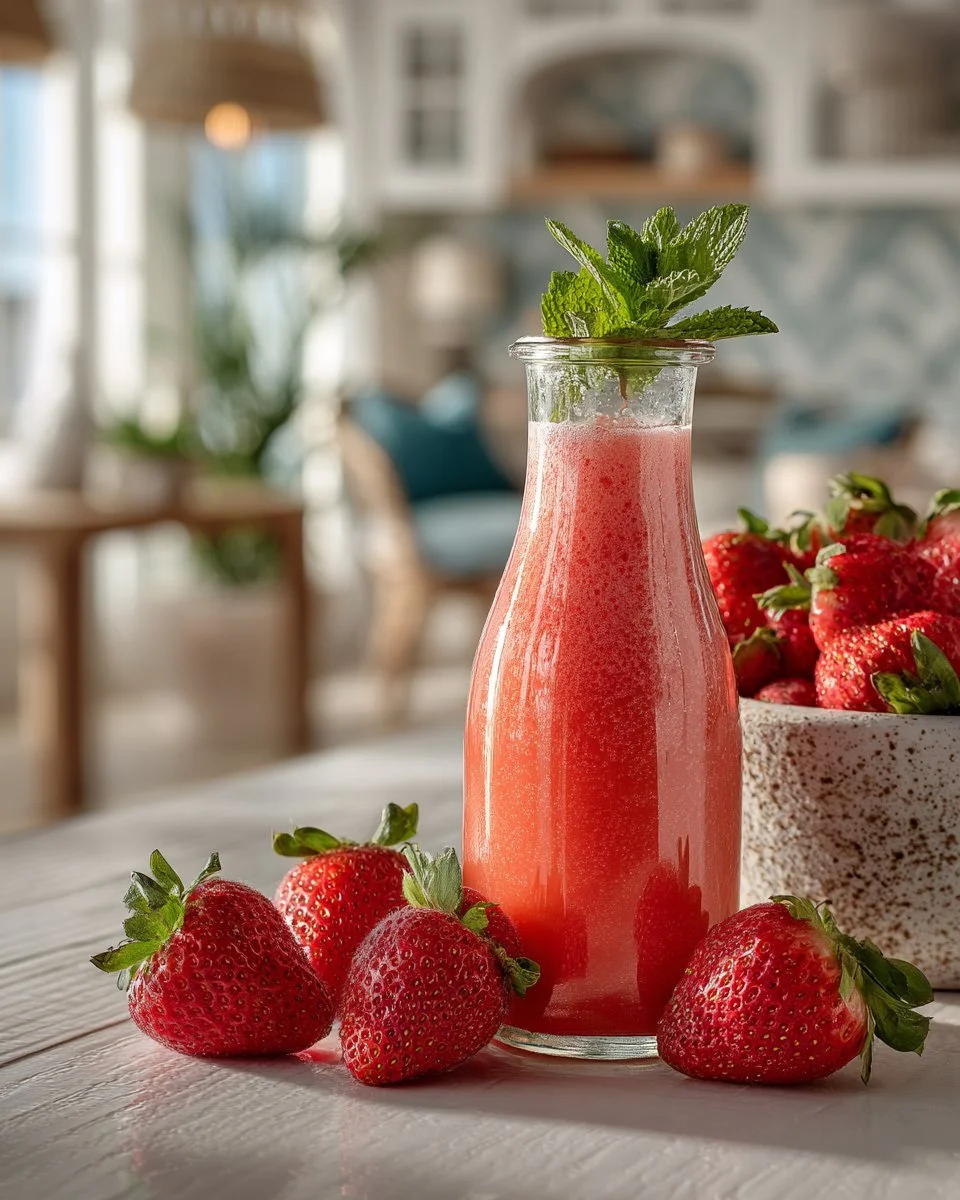 Strawberries and Cream Mimosa