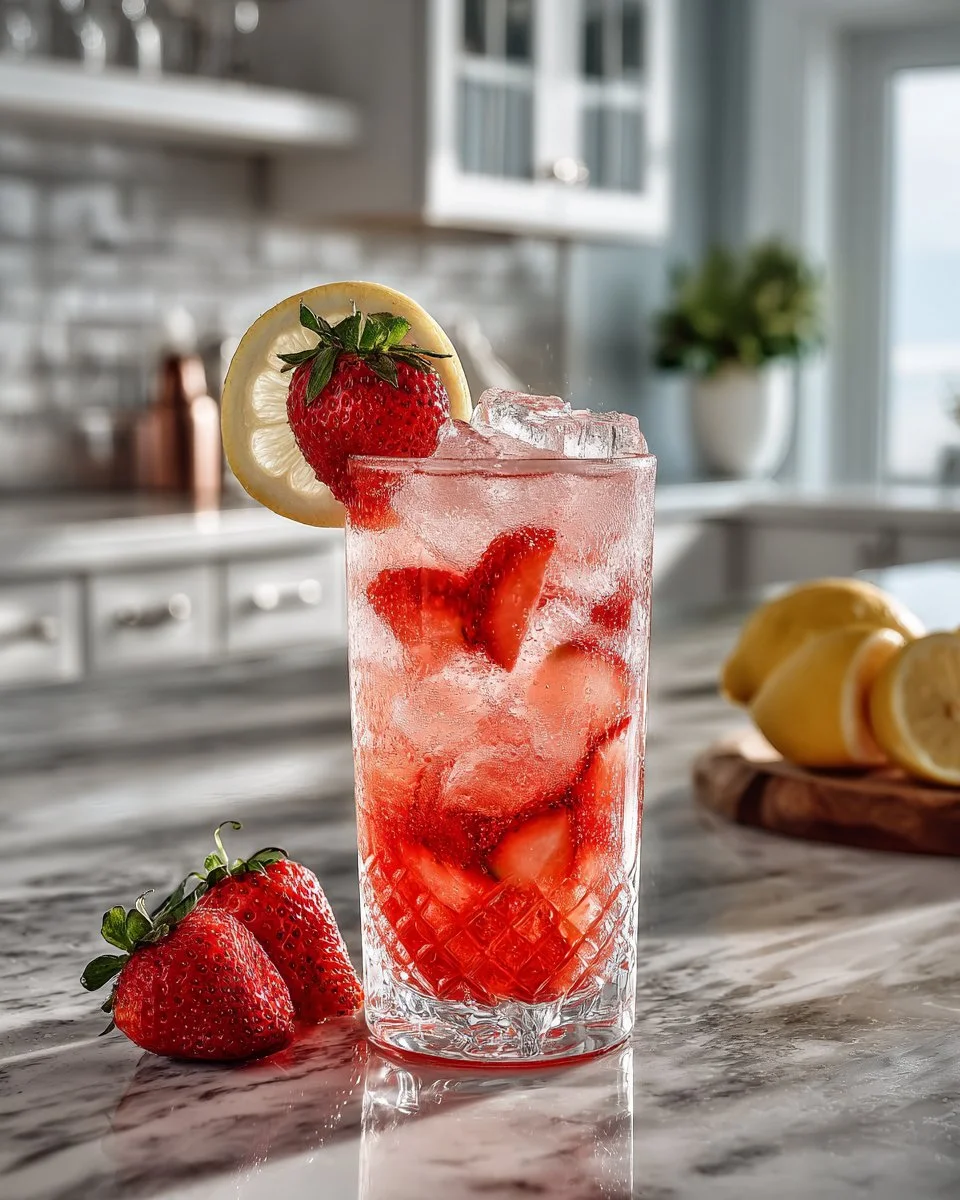 Strawberry Lemonade Spritzer