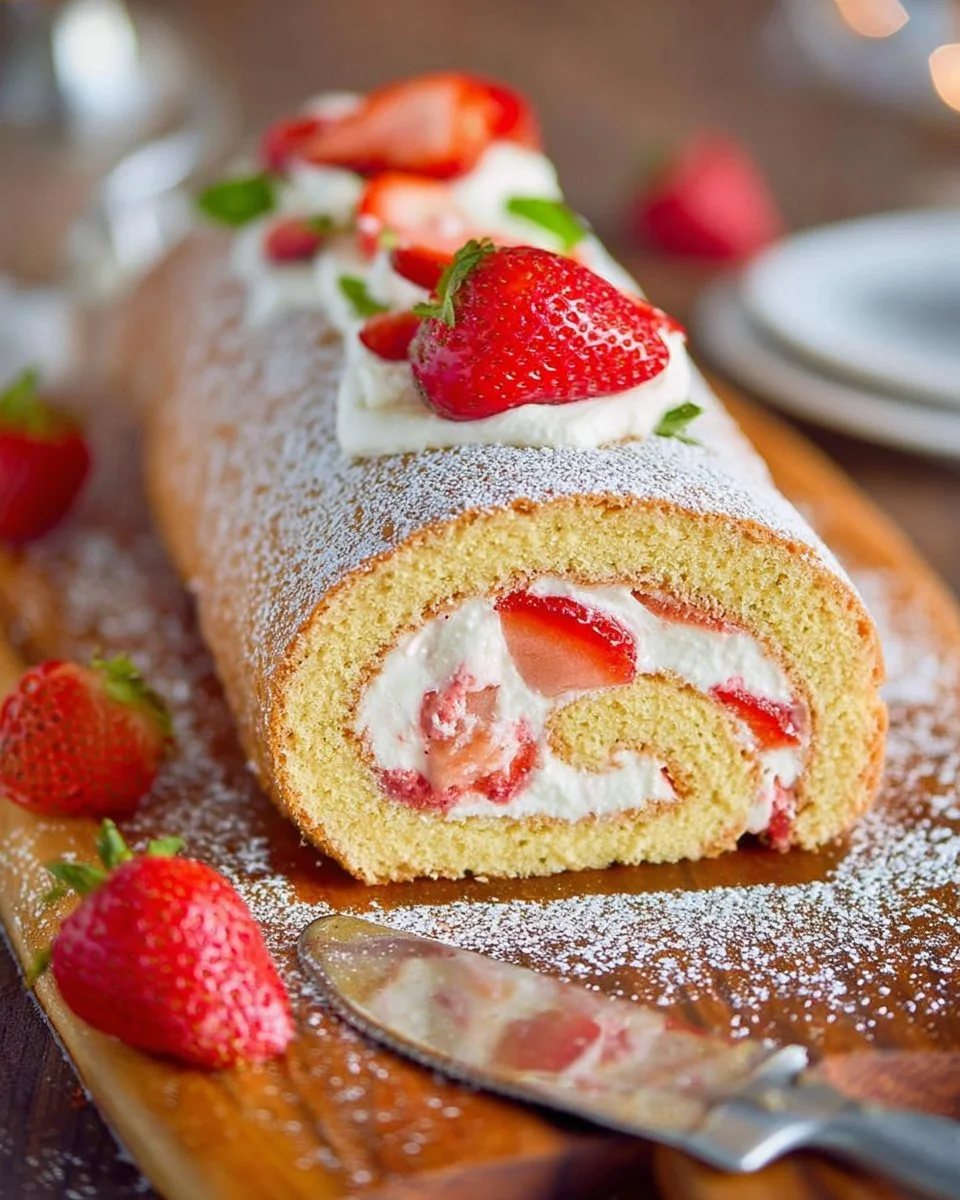 Strawberry Shortcake Cake Roll Strawberry Shortcake Cake Roll