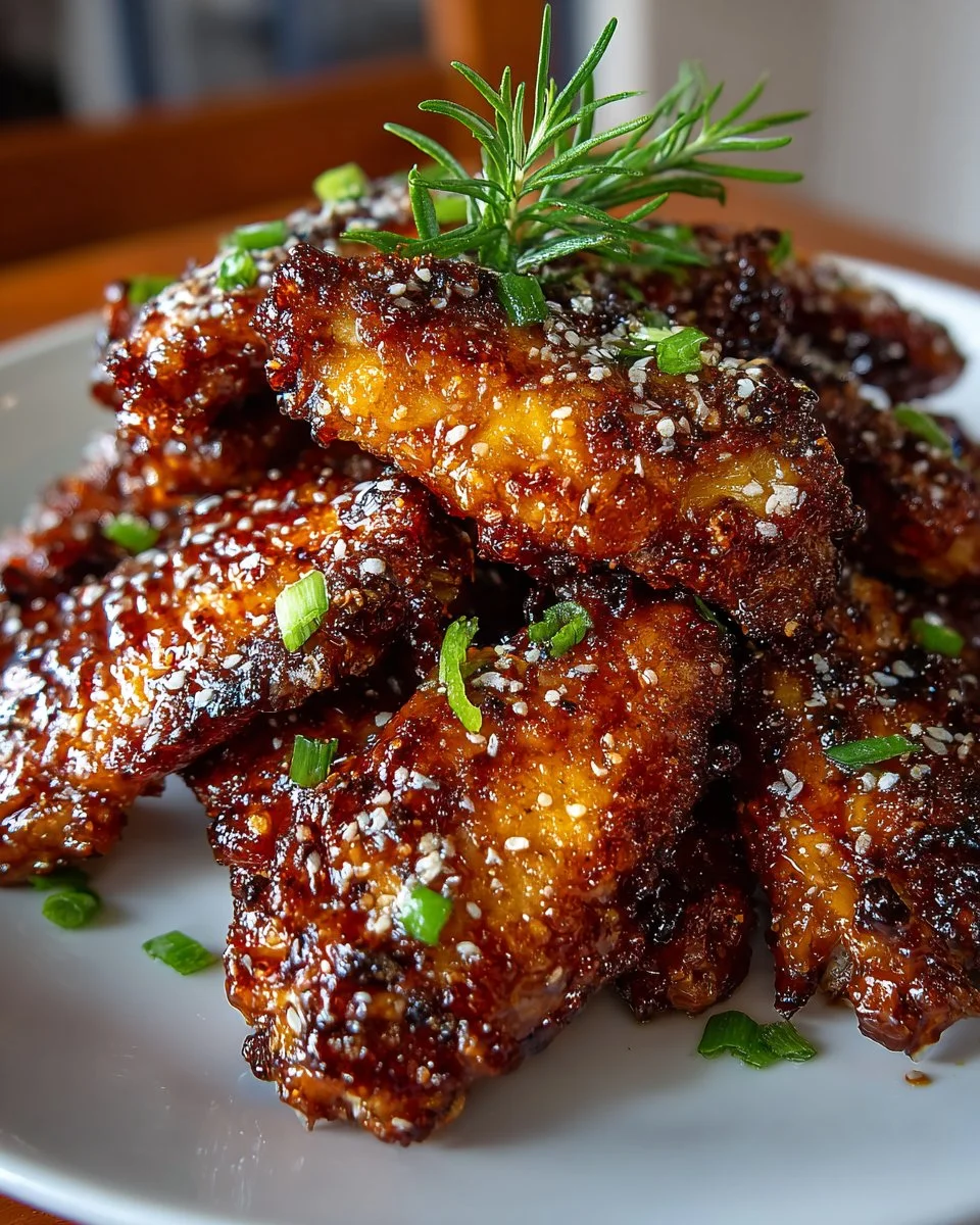 Delicious Brown Sugar Pineapple Wings served for a summer BBQ
