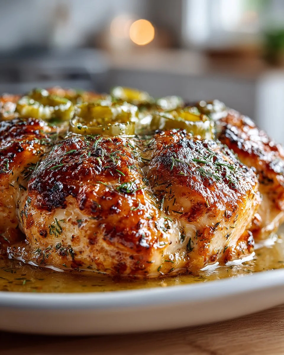 Easy 5-Ingredient Mississippi Chicken Roast served with sides