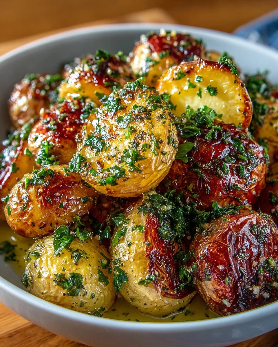 Crispy Greek Potatoes With Lemon Flavor
