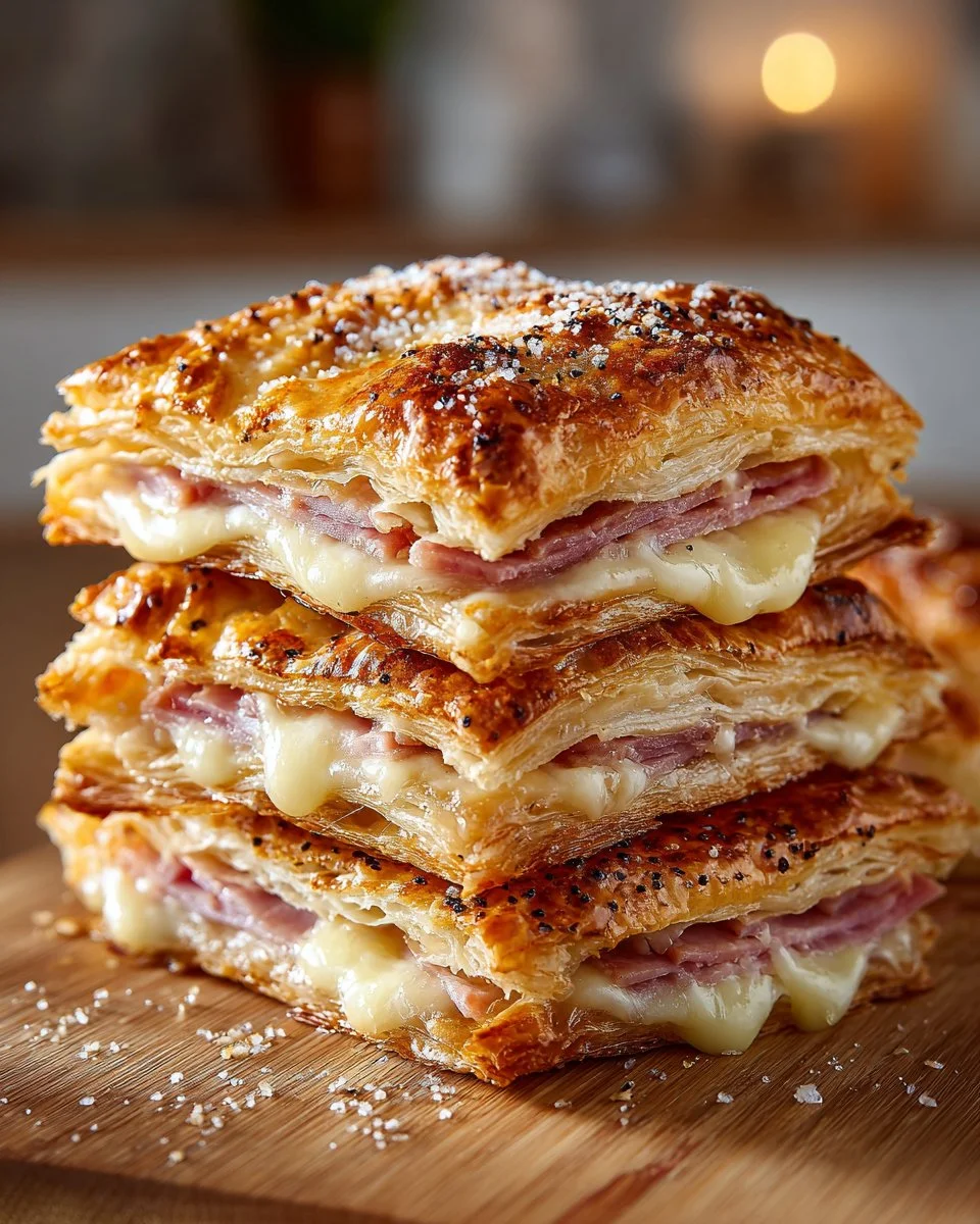 Crispy Ham & Cheese Puff Pastry Stacks crispy ham cheese puff pastry stacks 2026 03 30 213538