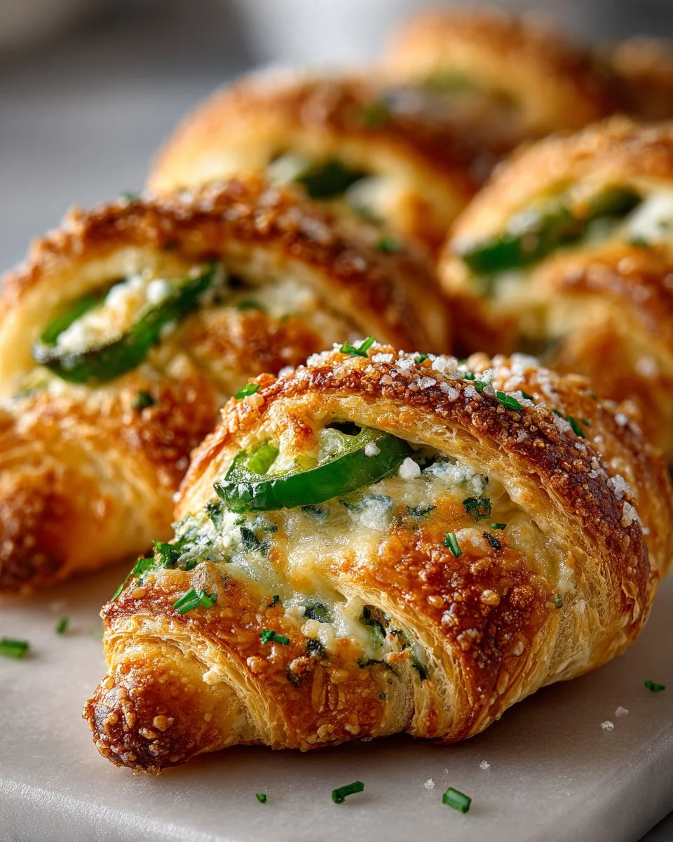 Delicious jalapeno popper twists on a serving platter