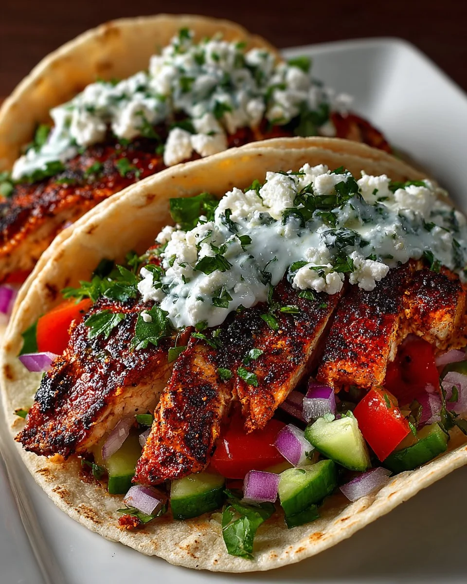 Healthy Mediterranean Chicken Tacos healthy mediterranean chicken tacos 2026 03 30 213617