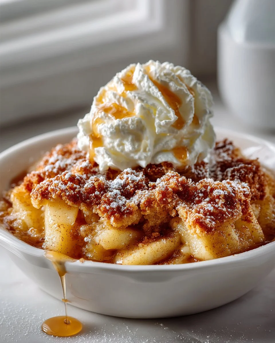 Irresistible Buttery Apple Cobbler