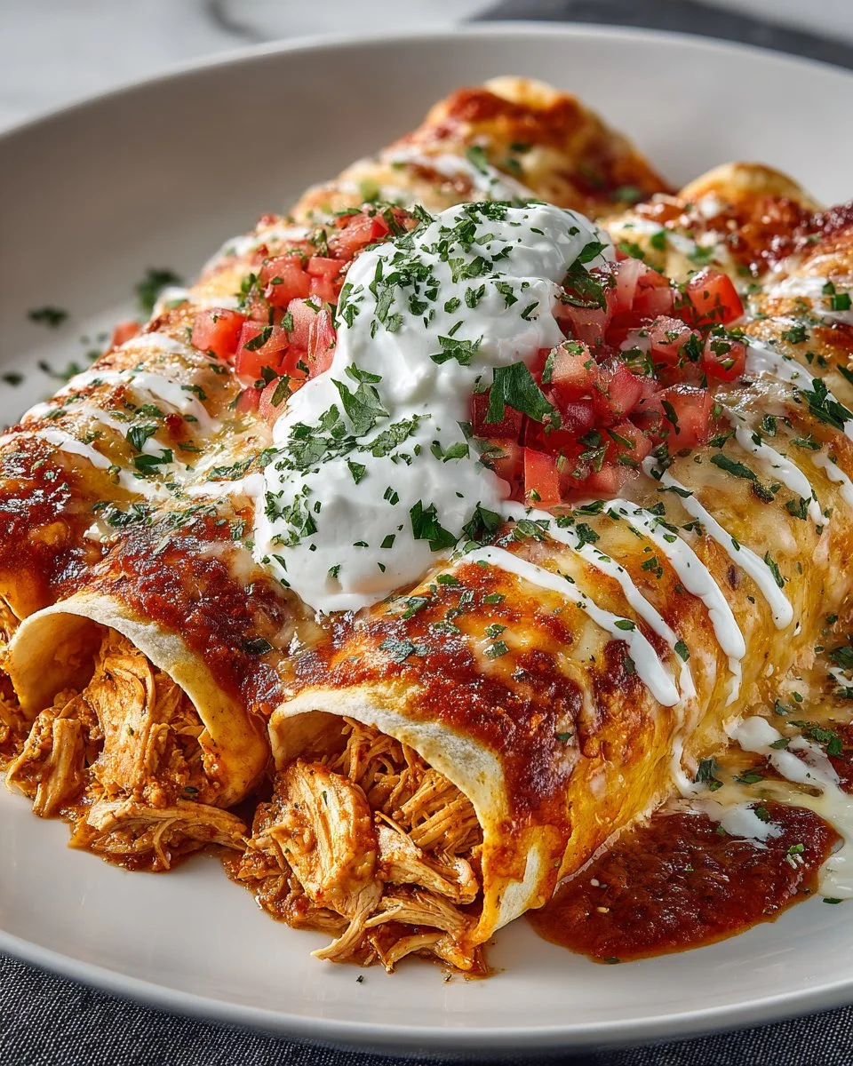Delicious chicken enchiladas prepared using Joanna Gaines' recipe