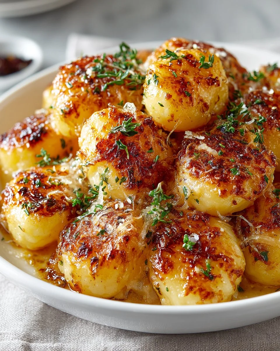Mouthwatering Baked French Onion Gnocchi
