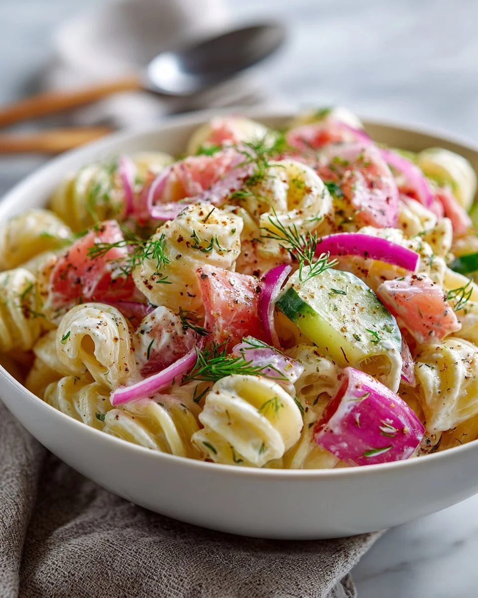 Mouthwatering Dill Pickle Pasta Salad