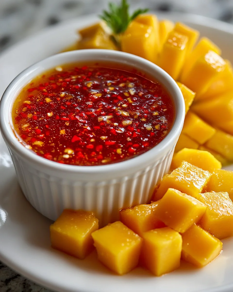 Sweet Chili Mango Dipping Sauce