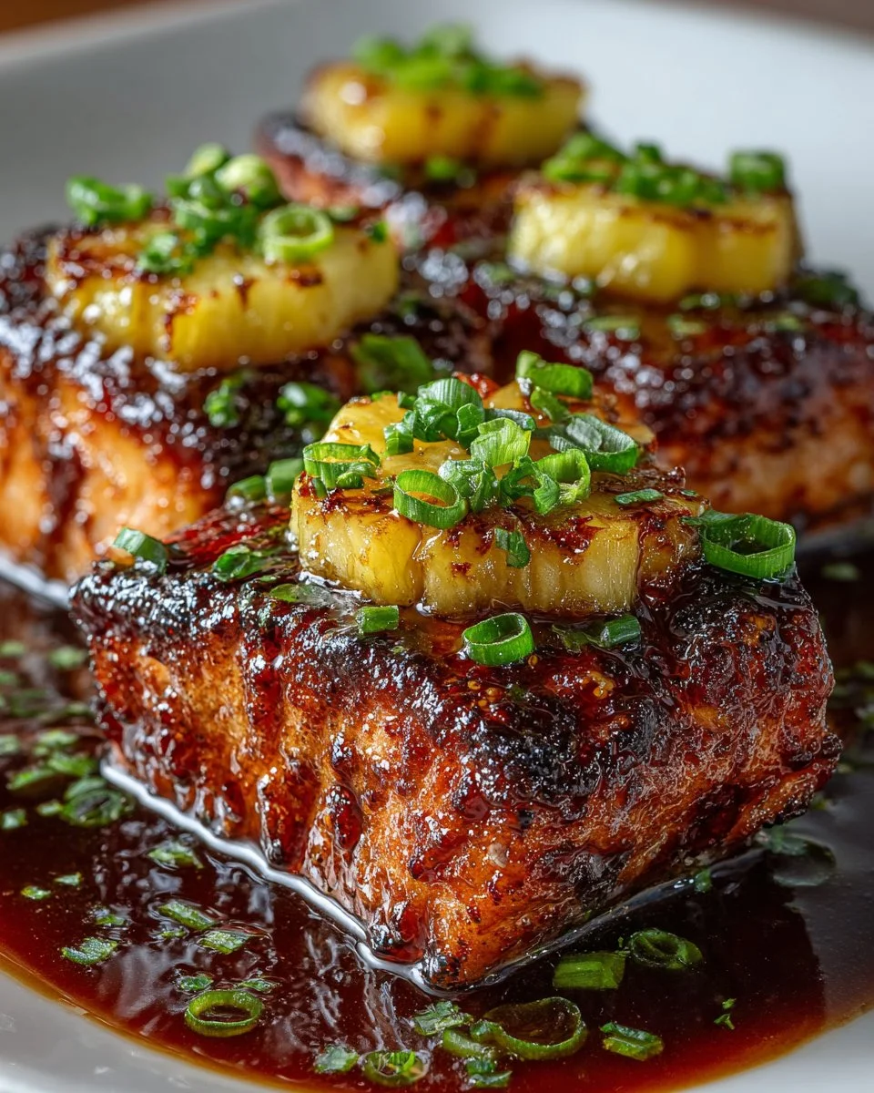 Teriyaki Pineapple Glazed Mahi Mahi