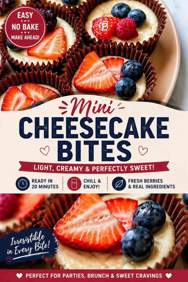 4th of July Berry Cheesecake Cupcakes