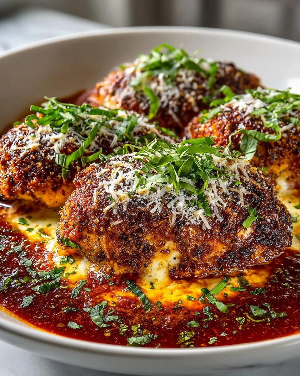 Baked Halal Chicken Parmesan