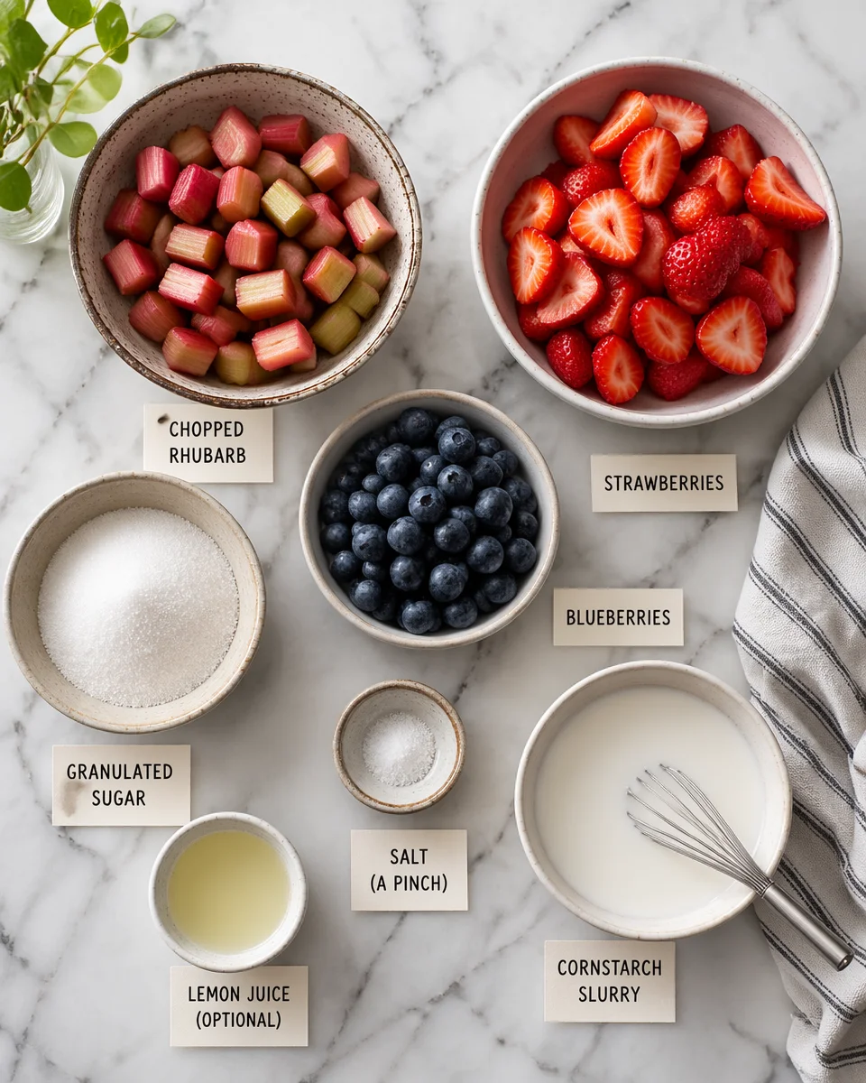 Best Homemade Rhubarb and Berry Sauce