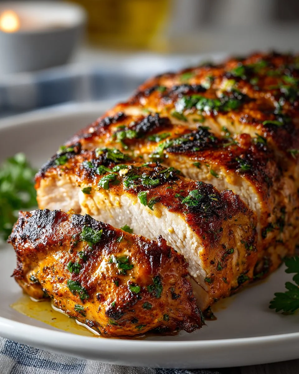 Cilantro Lime Grilled Turkey Breast