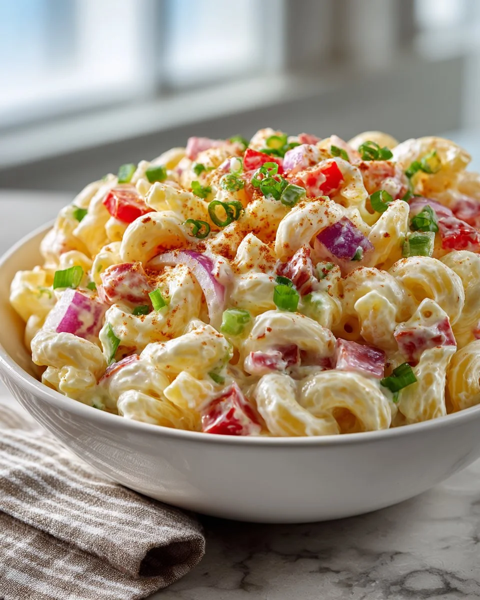 Classic American Macaroni Salad