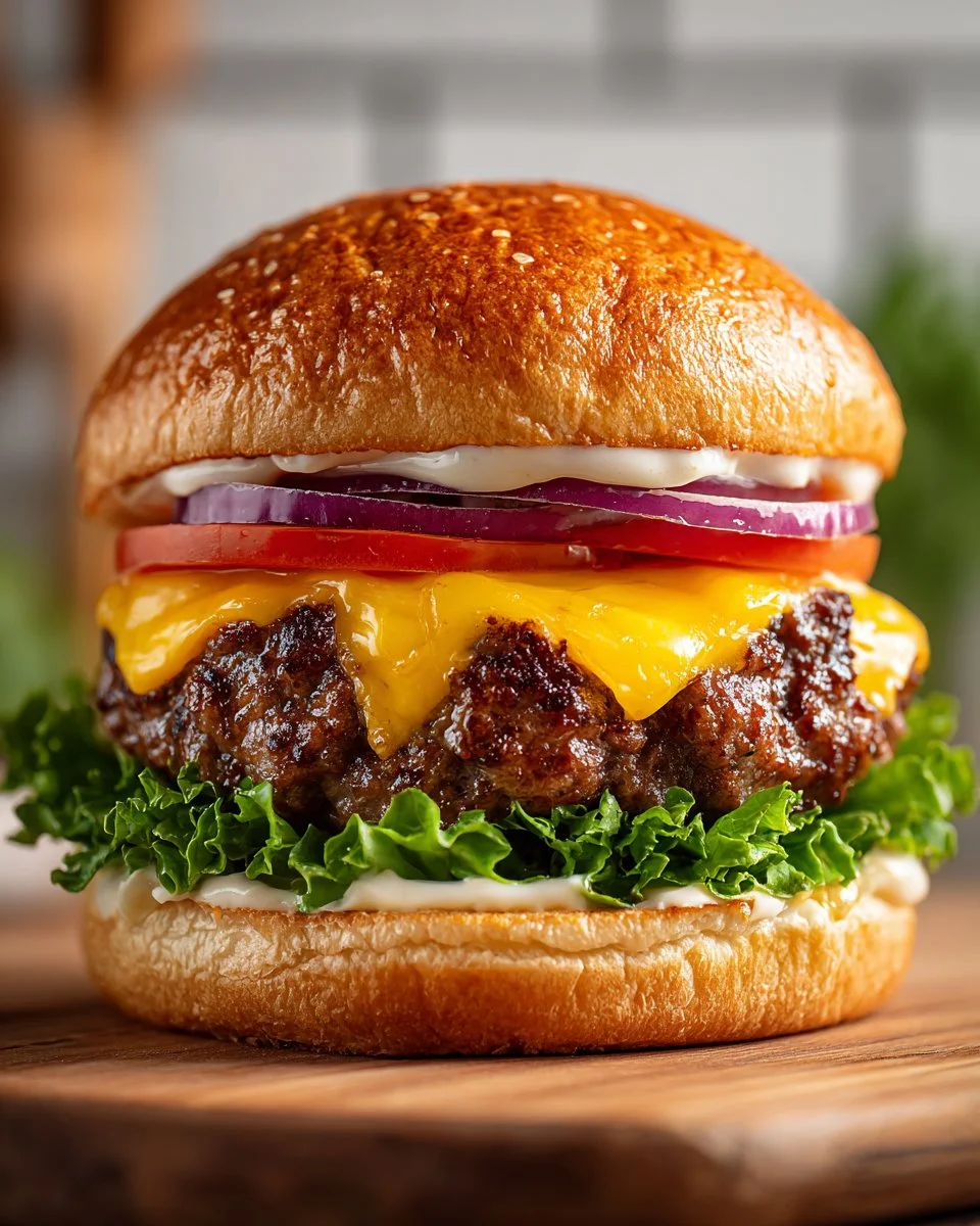 Classic Smash Cheeseburger with Secret Sauce