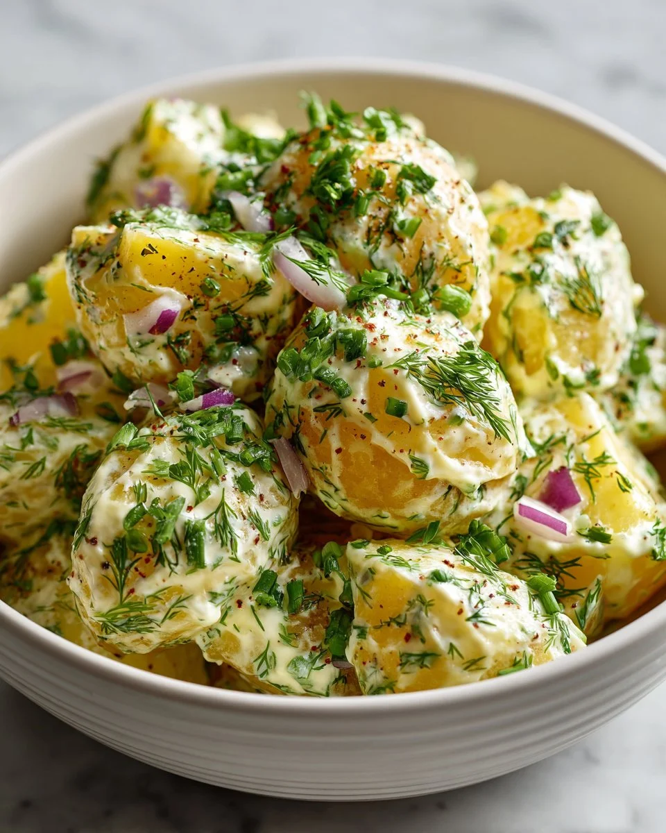 Creamy Potato Salad with Fresh Herbs