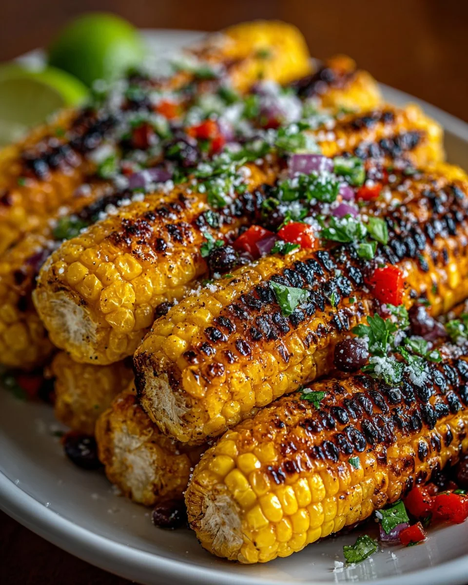 Grilled Corn and Black Bean Salsa