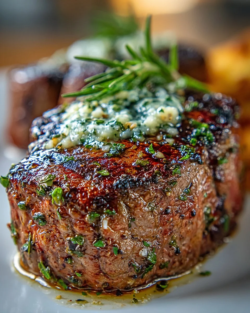 Grilled Garlic Butter Beef Tenderloin