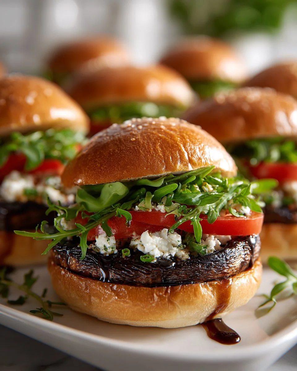 Grilled Portobello Mushroom Burgers