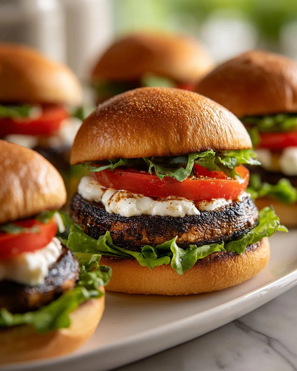 Grilled Portobello Mushroom Burgers