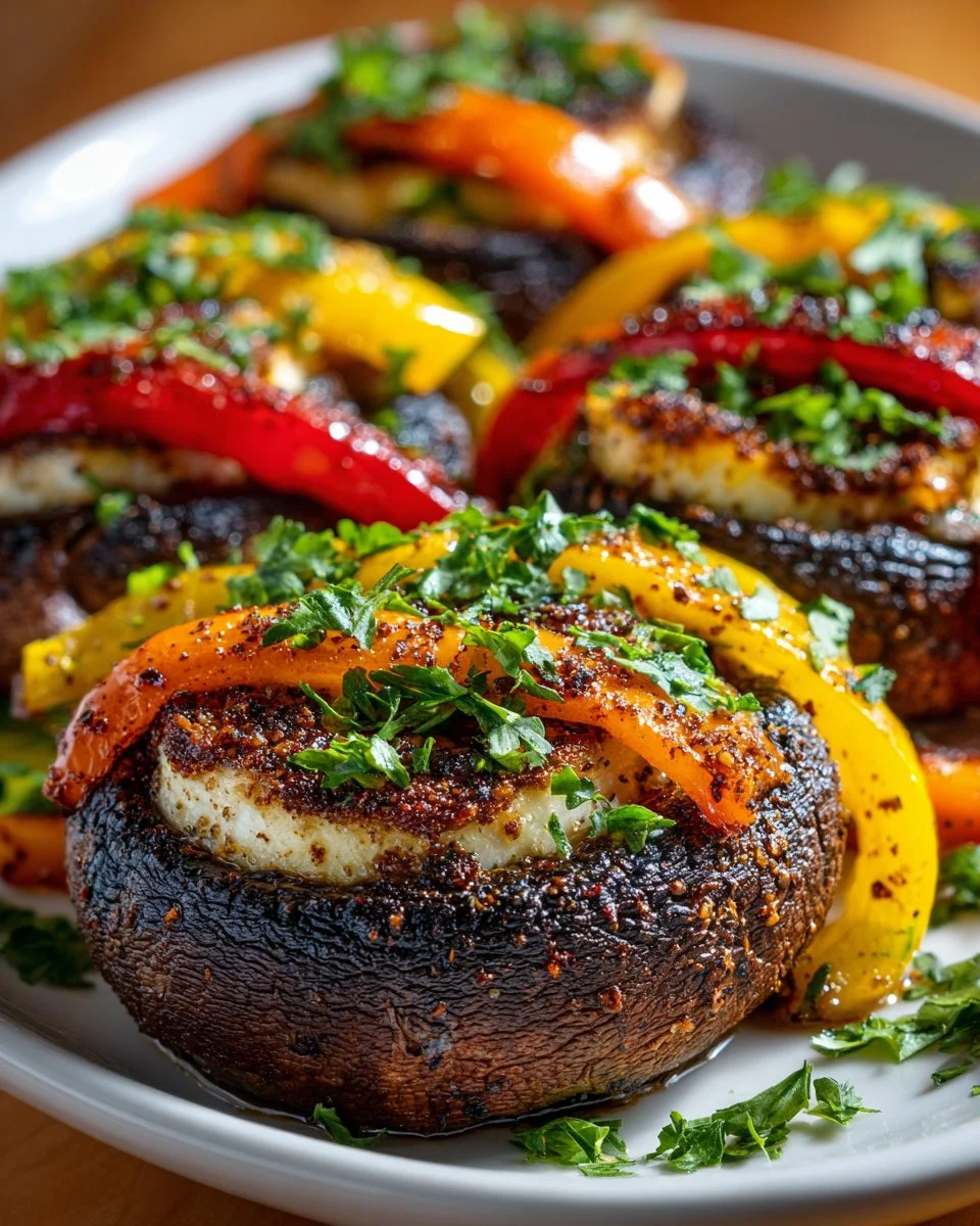 Grilled Portobello Mushroom Fajitas