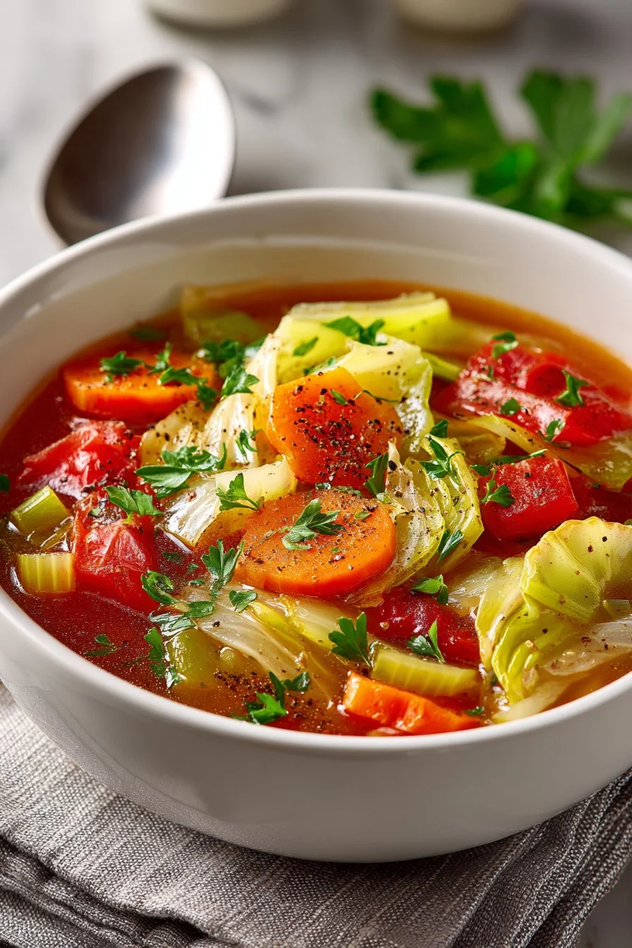 Healthy Comforting Cabbage Soup