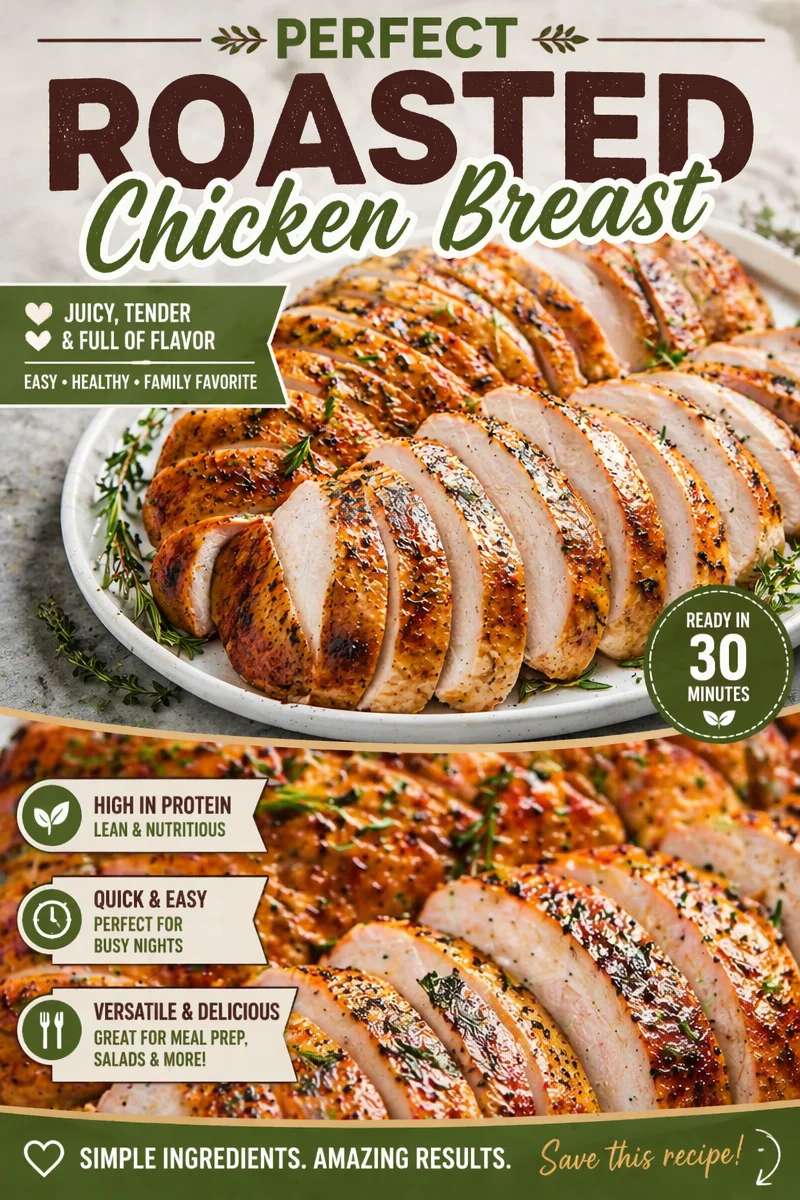 Healthy Garlic Herb Turkey Breast Roast