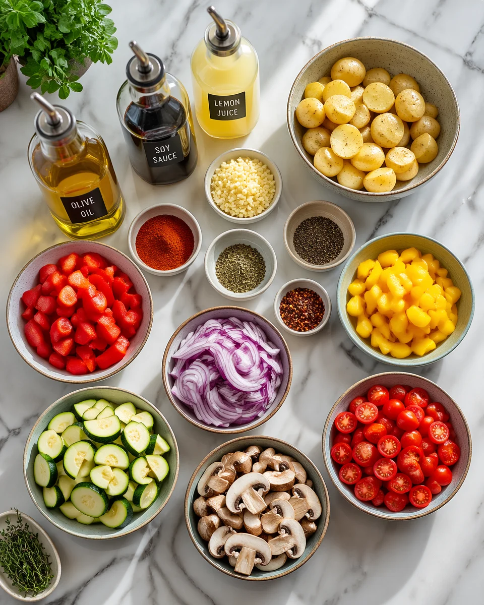 Healthy Grilled Beef and Vegetable Skewers