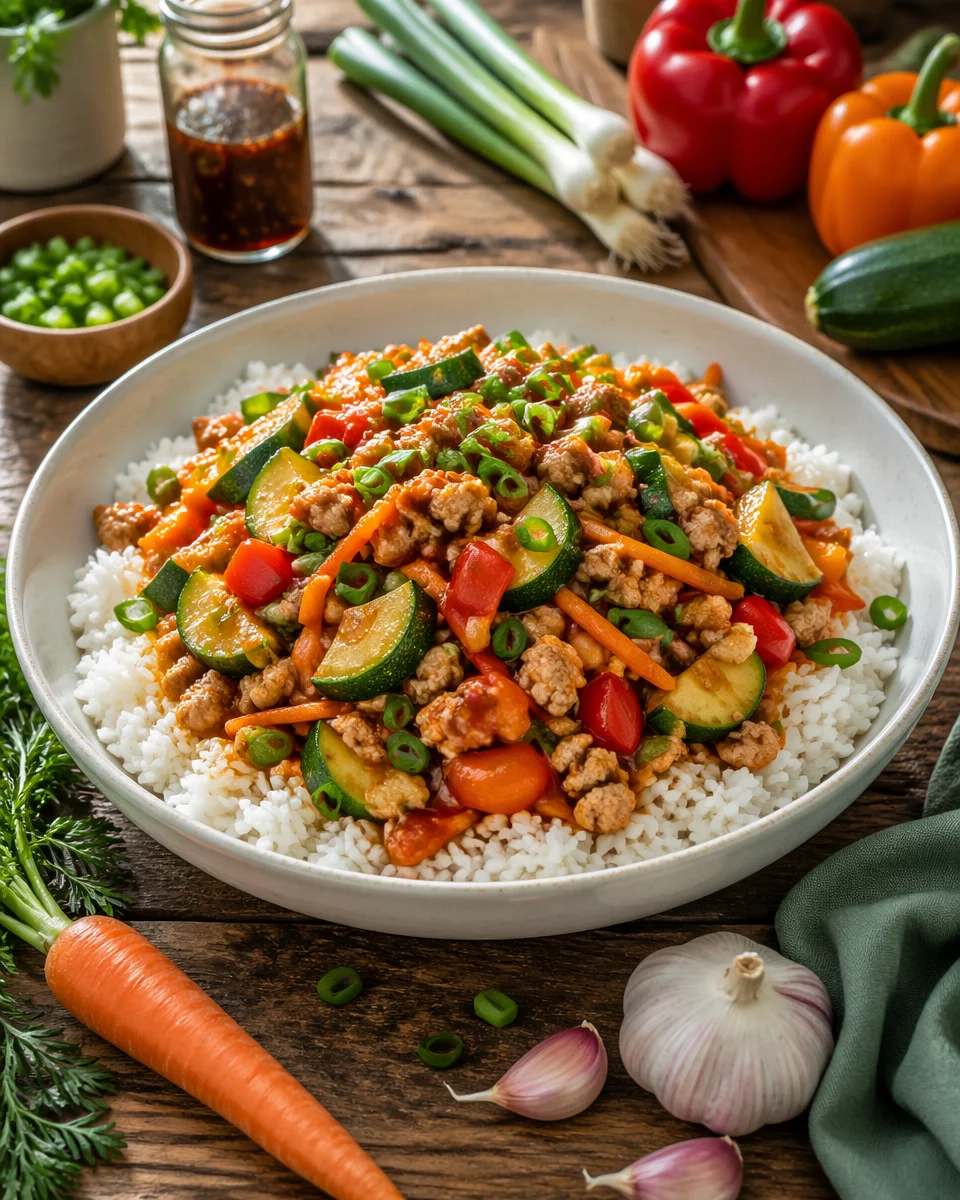 Healthy Turkey and Bell Pepper Stir Fry