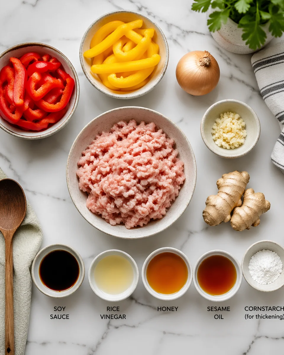 Healthy Turkey and Bell Pepper Stir Fry