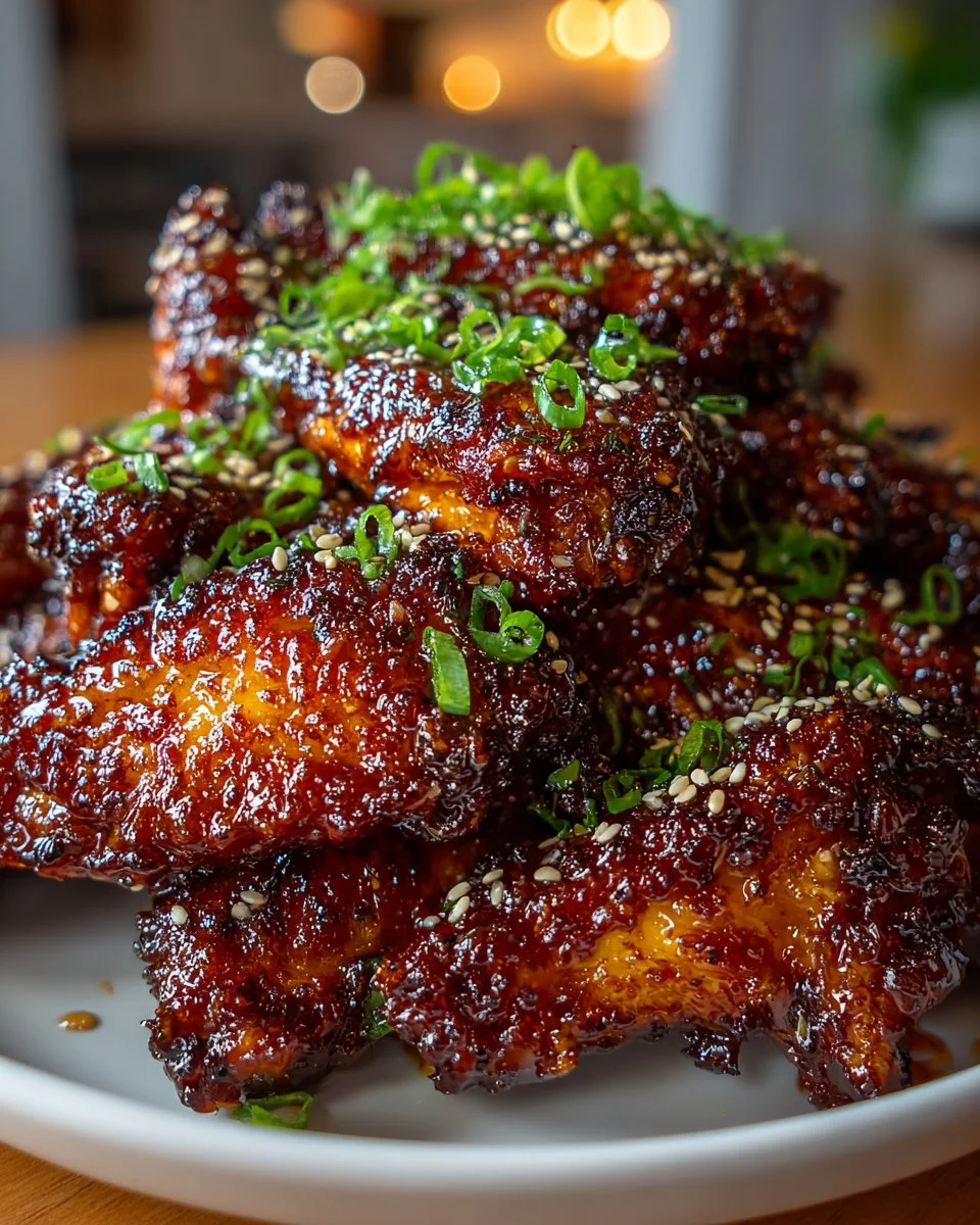 Honey Garlic Chicken Wings