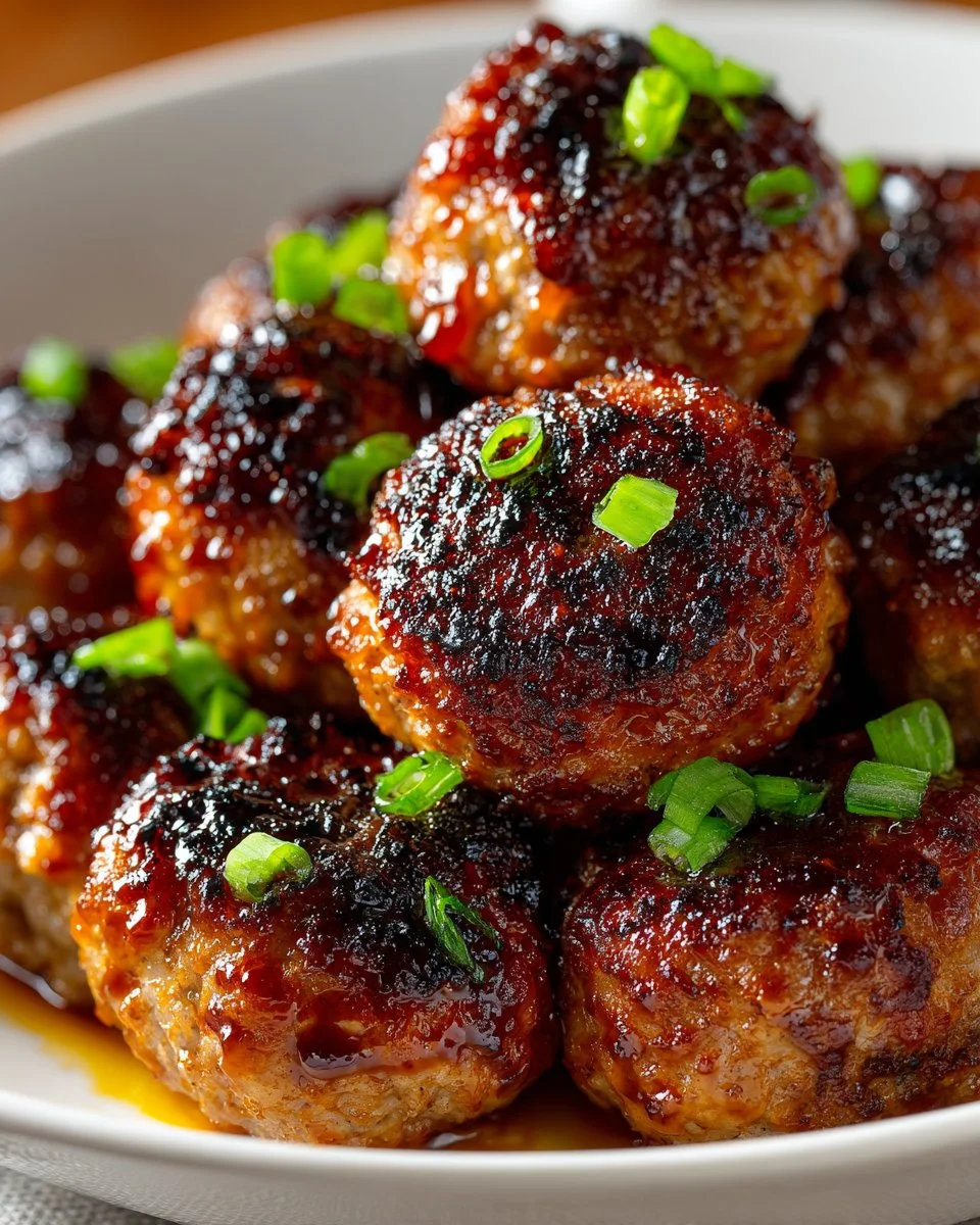 Honey Sriracha Turkey Meatballs