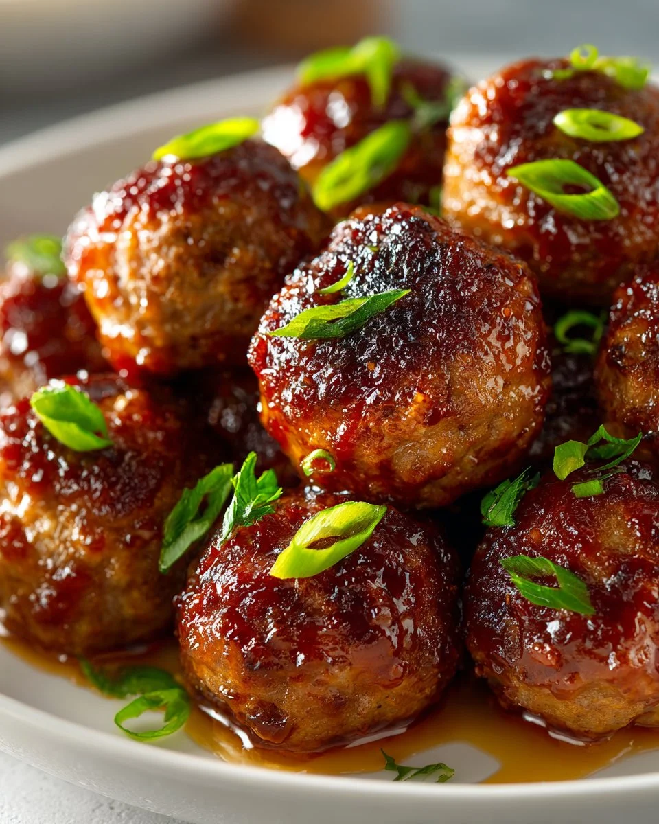 Honey Sriracha Turkey Meatballs