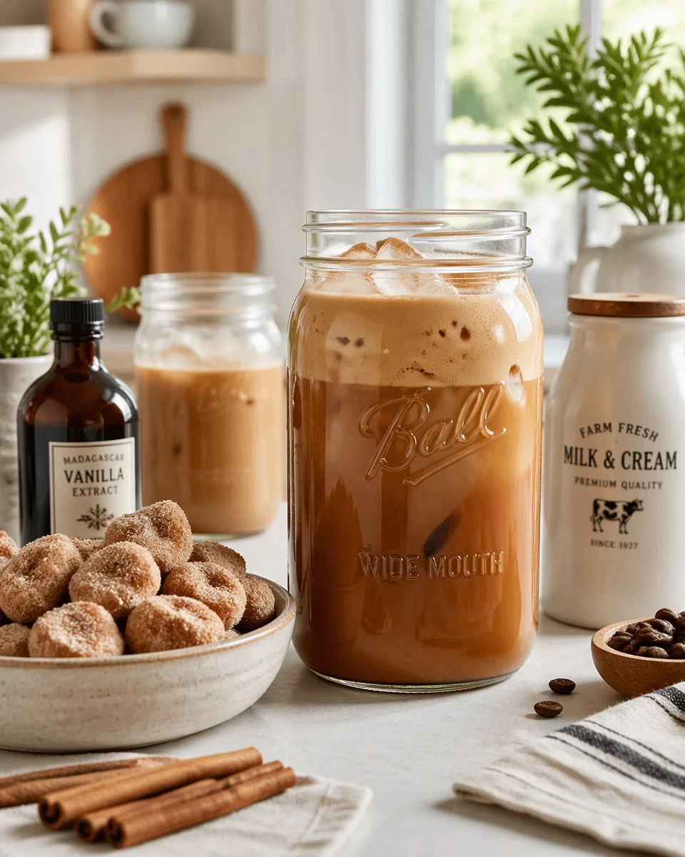 Iced Brown Sugar Cinnamon Coffee Mocktail