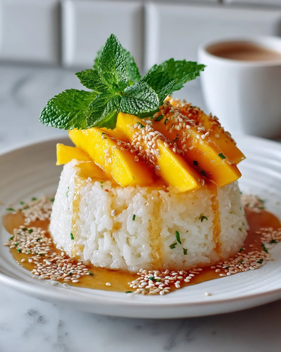 Mango and Coconut Sticky Rice