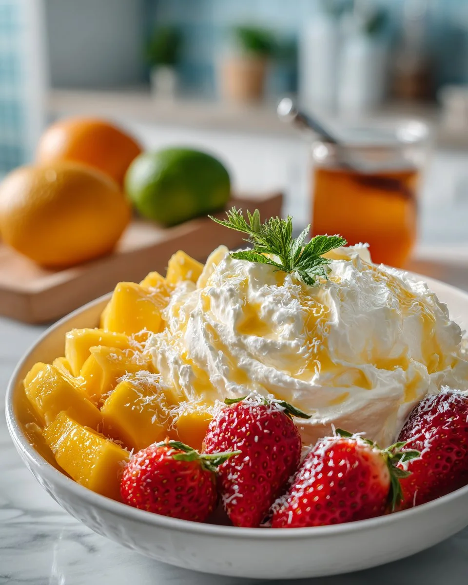 Mango Cream Cheese Fruit Dip
