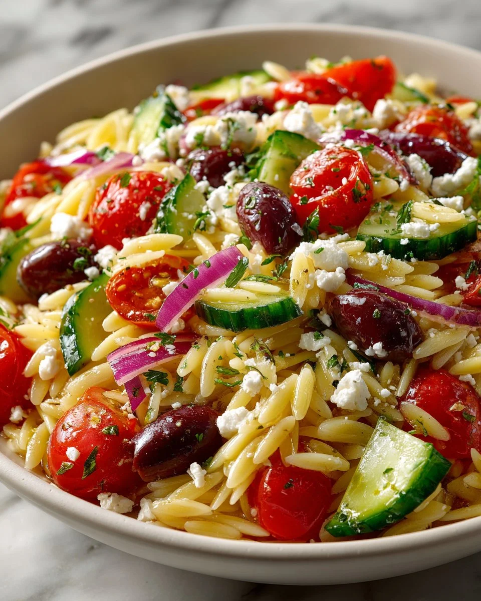 Mediterranean Orzo Pasta Salad