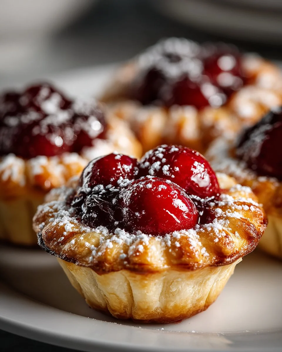 Mini Cherry Pie Bites