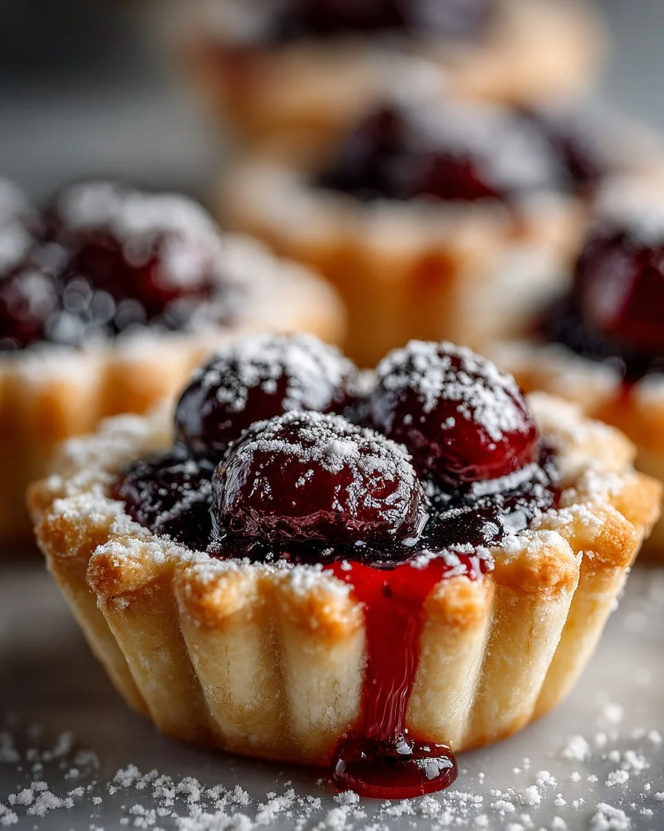 Mini Cherry Pie Bites
