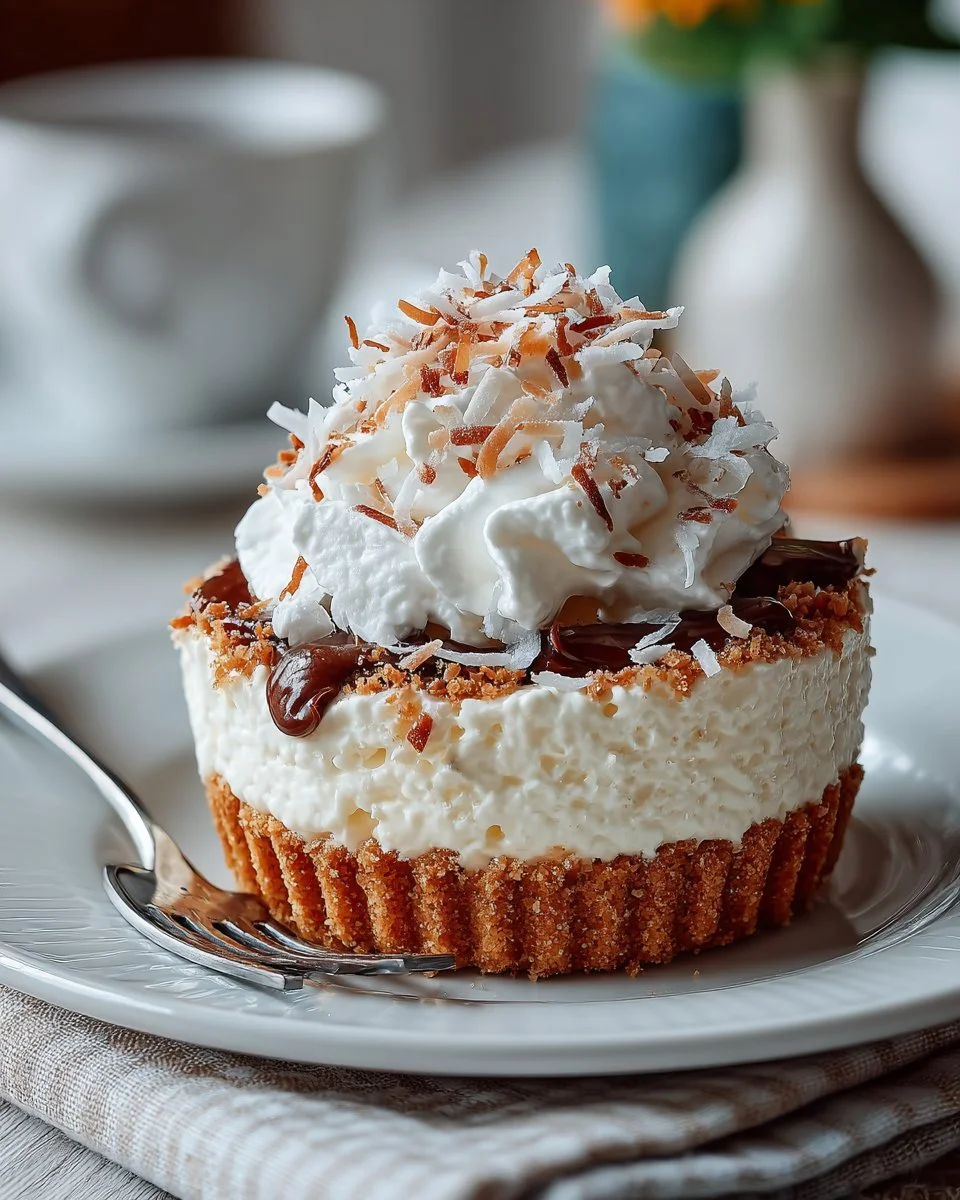No Bake Coconut Cream Dessert