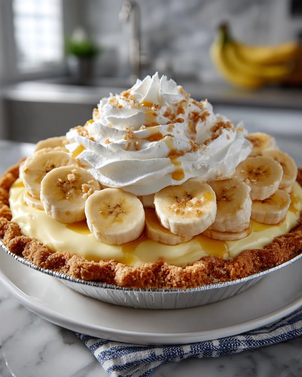 Old Fashioned Banana Cream Pie