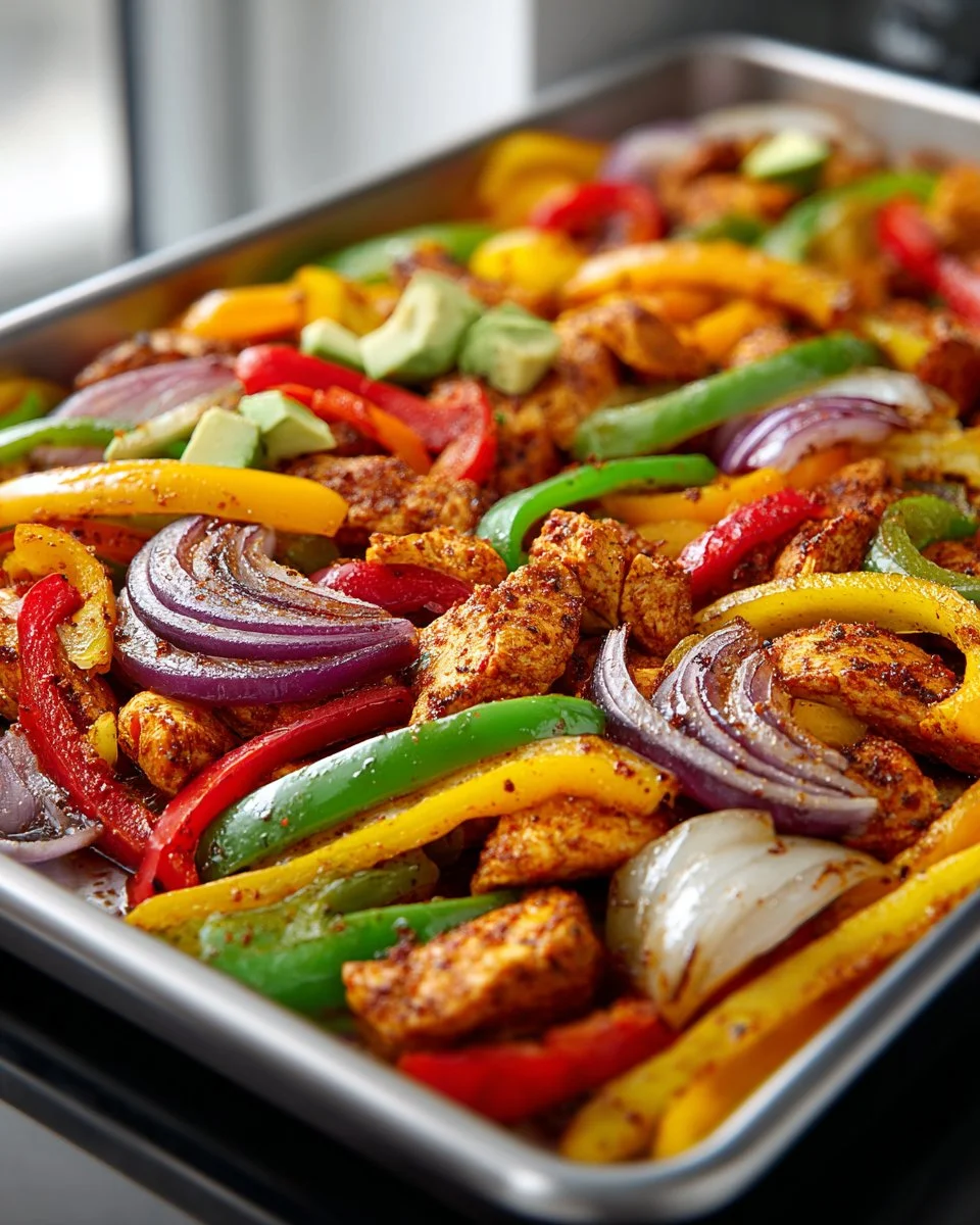 Sheet Pan Chicken Fajitas