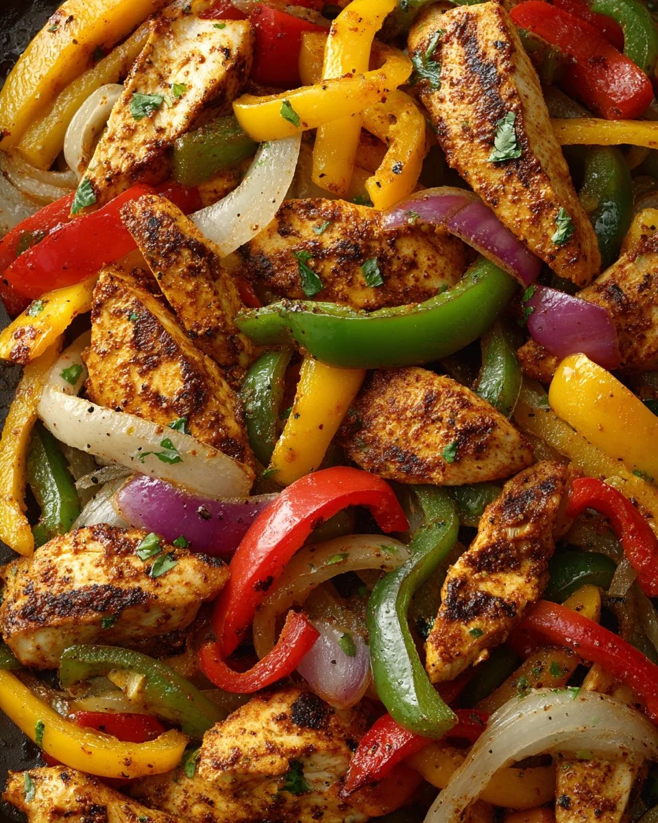 Sheet Pan Chicken Fajitas