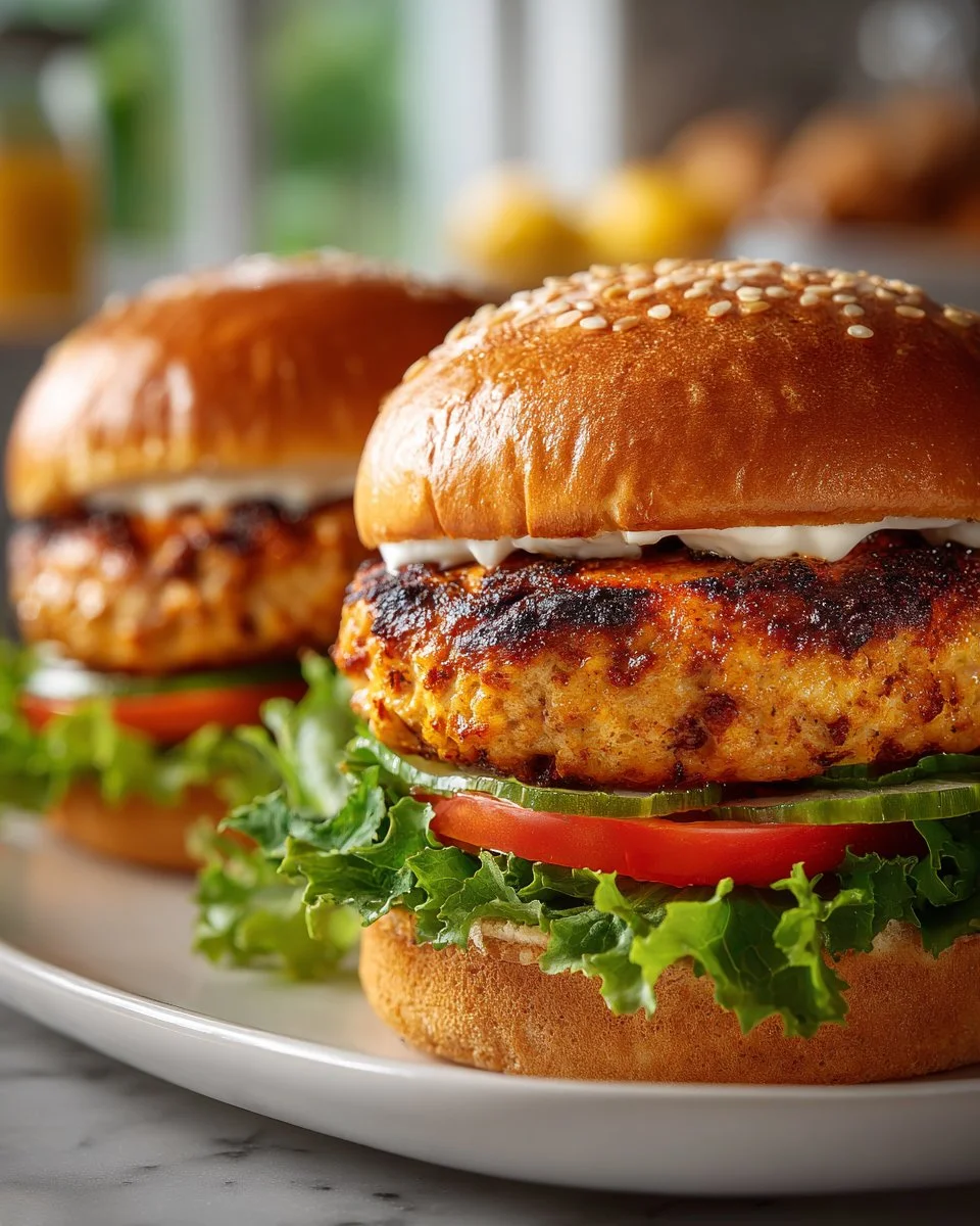 Smoked Paprika Turkey Burgers