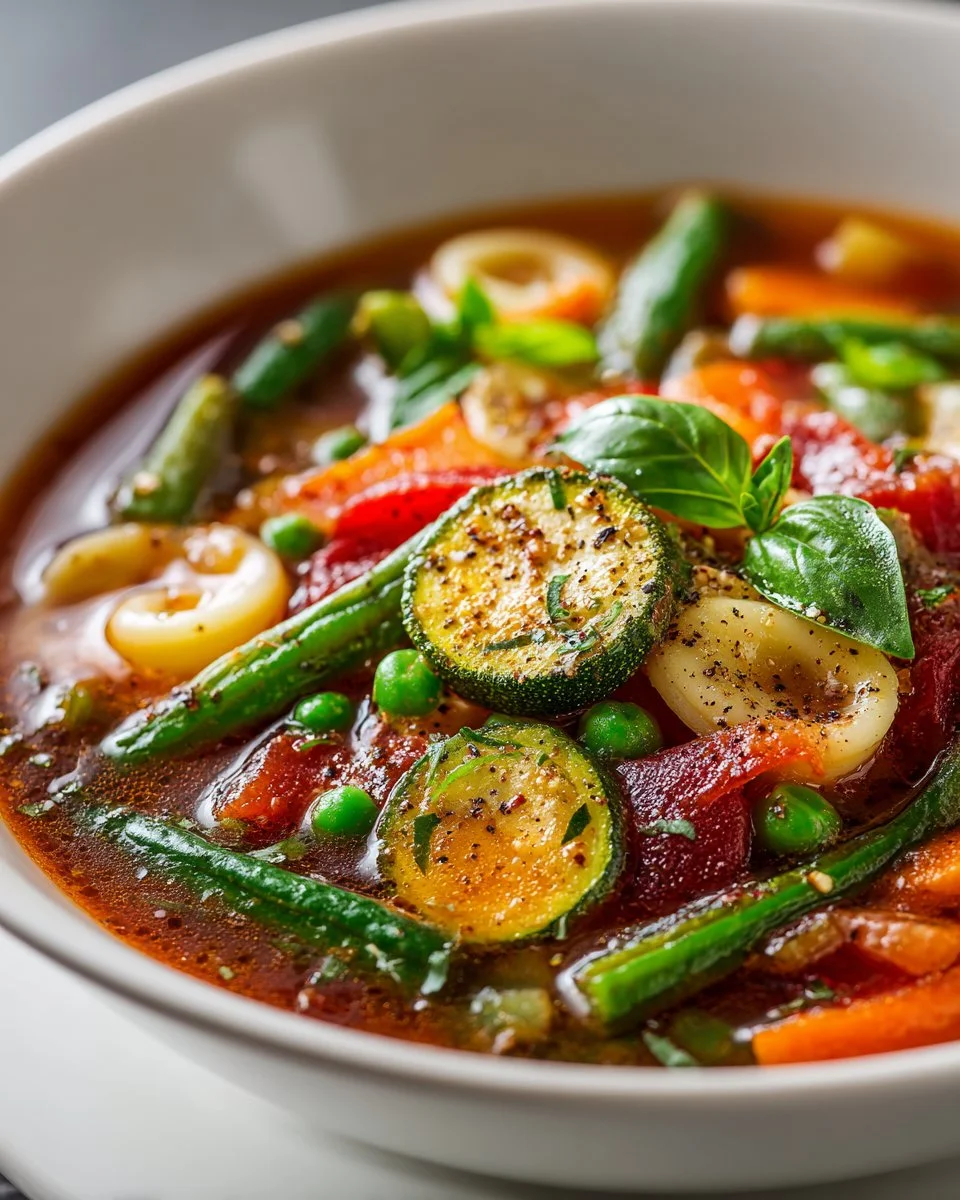 Spring Vegetable Minestrone Soup