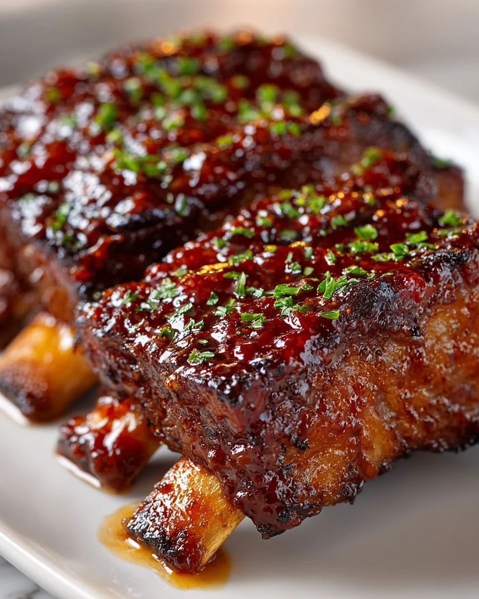 Sticky BBQ Beef Ribs